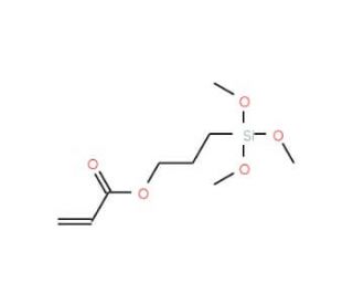 3-(Acryloyloxy)propyltrimethoxysilane (CAS 4369-14-6) - chemical structure image