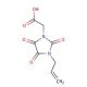 (3-allyl-2,4,5-trioxoimidazolidin-1-yl)acetic acid - chemical structure image