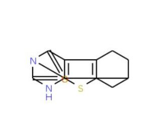 3-Allyl-2-mercapto-7-methyl-5,6,7,8-tetrahydro-3H-benzo[4,5]thieno[2,3-d]pyrimidin-4-one (CAS 307512-22-7) - chemical structu