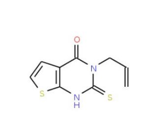 3-allyl-2-mercaptothieno[2,3-d]pyrimidin-4(3H)-one (CAS 51550-04-0) - chemical structure image