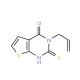 3-allyl-2-mercaptothieno[2,3-d]pyrimidin-4(3H)-one (CAS 51550-04-0) - chemical structure image