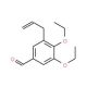3-Allyl-4,5-diethoxy-benzaldehyde (CAS 872183-41-0) - chemical structure image