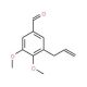 3-Allyl-4,5-dimethoxy-benzaldehyde (CAS 67483-49-2) - chemical structure image