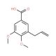 3-allyl-4,5-dimethoxybenzoic acid - chemical structure image