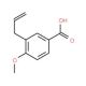 3-Allyl-4-methoxy-benzoic acid (CAS 7501-09-9) - chemical structure image