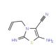 3-Allyl-5-amino-2-imino-2,3-dihydro-thiazole-4-carbonitrile - chemical structure image