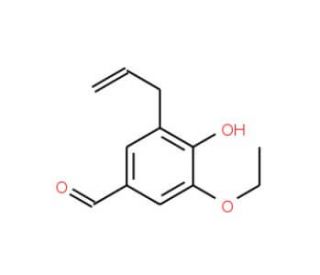 3-Allyl-5-ethoxy-4-hydroxy-benzaldehyde (CAS 225939-34-4) - chemical structure image