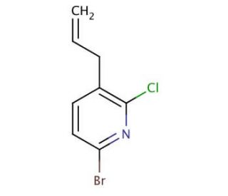 3-Allyl-6-bromo-2-chloropyridine (CAS 1142191-82-9) - chemical structure image