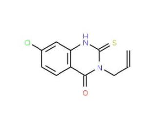 3-Allyl-7-chloro-2-mercapto-3H-quinazolin-4-one (CAS 91063-29-5) - chemical structure image
