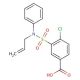 3-(Allyl-phenyl-sulfamoyl)-4-chloro-benzoic acid - chemical structure image
