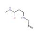 3-(Allylamino)-N-methylpropanamide - chemical structure image