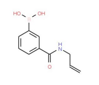 3-Allylaminocarbonylphenylboronic acid (CAS 850567-29-2) - chemical structure image