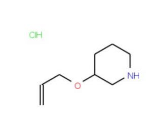 3-(Allyloxy)piperidine hydrochloride - chemical structure image