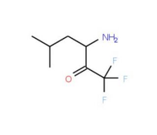 3-amino-1,1,1-trifluoro-5-methylhexan-2-one - chemical structure image