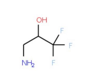 3-amino-1,1,1-trifluoropropan-2-ol (CAS 431-38-9) - chemical structure image