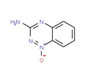 3-Amino-1,2,4-benzotriazine-1-N-oxide (CAS 5424-06-6) - chemical structure image