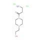 3-Amino-1-[4-(2-hydroxy-ethyl)-piperazin-1-yl]-propan-1-one dihydrochloride (CAS 717904-40-0) - chemical structure image