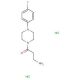 3-amino-1-[4-(4-fluorophenyl)piperazin-1-yl]propan-1-one dihydrochloride - chemical structure image