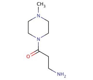 3-amino-1-(4-methylpiperazin-1-yl)propan-1-one - chemical structure image