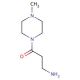 3-amino-1-(4-methylpiperazin-1-yl)propan-1-one - chemical structure image