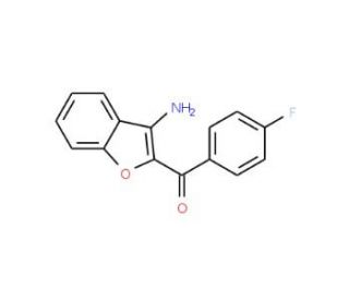 (3-Amino-1-benzofuran-2-yl)-(4-fluorophenyl)methanone - chemical structure image