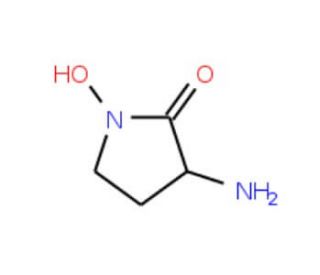 3-Amino-1-hydroxy-pyrrolidin-2-one (CAS 1003-51-6) - chemical structure image