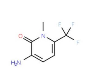 3-amino-1-methyl-6-(trifluoromethyl)-1,2-dihydropyridin-2-one - chemical structure image