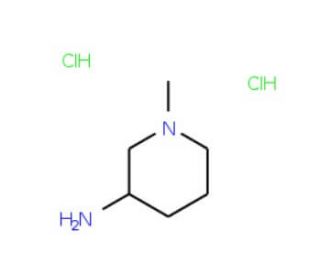 3-Amino-1-methyl piperidine dihydrochloride (CAS 42389-57-1) - chemical structure image
