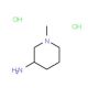 3-Amino-1-methyl piperidine dihydrochloride (CAS 42389-57-1) - chemical structure image