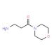 3-Amino-1-morpholin-4-yl-propan-1-one - chemical structure image
