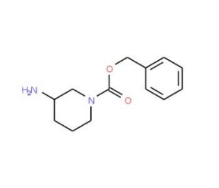 3-Amino-1-N-Cbz-piperidine (CAS 711002-74-3) - chemical structure image