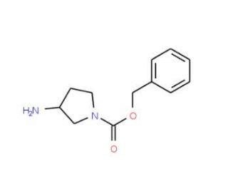 3-Amino-1-N-Cbz-pyrrolidine (CAS 185057-50-5) - chemical structure image