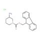 3-Amino-1-N-Fmoc-piperidine hydrochloride (CAS 811841-86-8) - chemical structure image