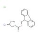 3-Amino-1-N-Fmoc-pyrrolidine hydrochloride (CAS 811841-92-6) - chemical structure image