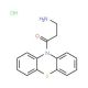 3-Amino-1-phenothiazin-10-yl-propan-1-one hydrochloride (CAS 14359-62-7) - chemical structure image