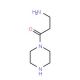 3-Amino-1-piperazin-1-yl-propan-1-one (CAS 691394-08-8) - chemical structure image
