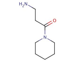 3-amino-1-(piperidin-1-yl)propan-1-one (CAS 161862-09-5) - chemical structure image