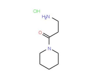 3-Amino-1-piperidin-1-yl-propan-1-one hydrochloride (CAS 221043-84-1) - chemical structure image