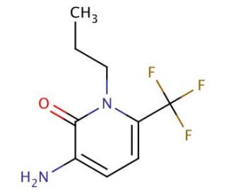 3-amino-1-propyl-6-(trifluoromethyl)pyridin-2(1H)-one - chemical structure image