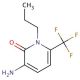 3-amino-1-propyl-6-(trifluoromethyl)pyridin-2(1H)-one - chemical structure image