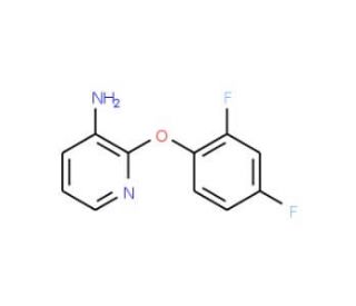 3-Amino-2-(2,4-difluorophenoxy)pyridine (CAS 175135-63-4) - chemical structure image
