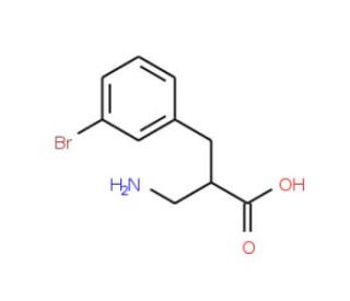 3-Amino-2-(3-bromobenzyl)propionic acid (CAS 910443-86-6) - chemical structure image