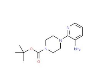3-Amino-2-[4-butoxycarbonyl(piperazino)]pyridine (CAS 111669-25-1) - chemical structure image