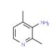 3-Amino-2,4-dimethylpyridine (CAS 1073-21-8) - chemical structure image
