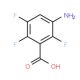 3-Amino-2,5,6-trifluorobenzoic acid (CAS 133622-65-8) - chemical structure image