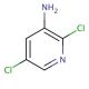 3-Amino-2,5-dichloropyridine (CAS 78607-32-6) - chemical structure image