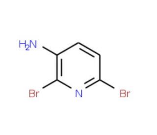 3-Amino-2,6-dibromopyridine (CAS 39856-57-0) - chemical structure image