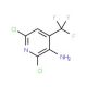 3-Amino-2,6-dichloro-4-(trifluoromethyl)-pyridine (CAS 175277-67-5) - chemical structure image