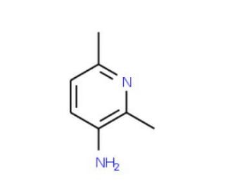 3-Amino-2,6-dimethylpyridine (CAS 3430-33-9) - chemical structure image