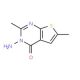 3-Amino-2,6-dimethylthieno-[2,3-d]pyrimidin-4(3H)-one - chemical structure image